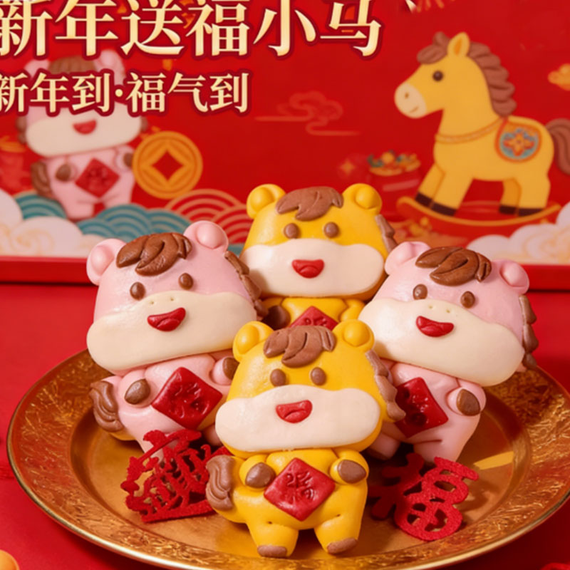 春节年货山东馒头生肖花饽饽