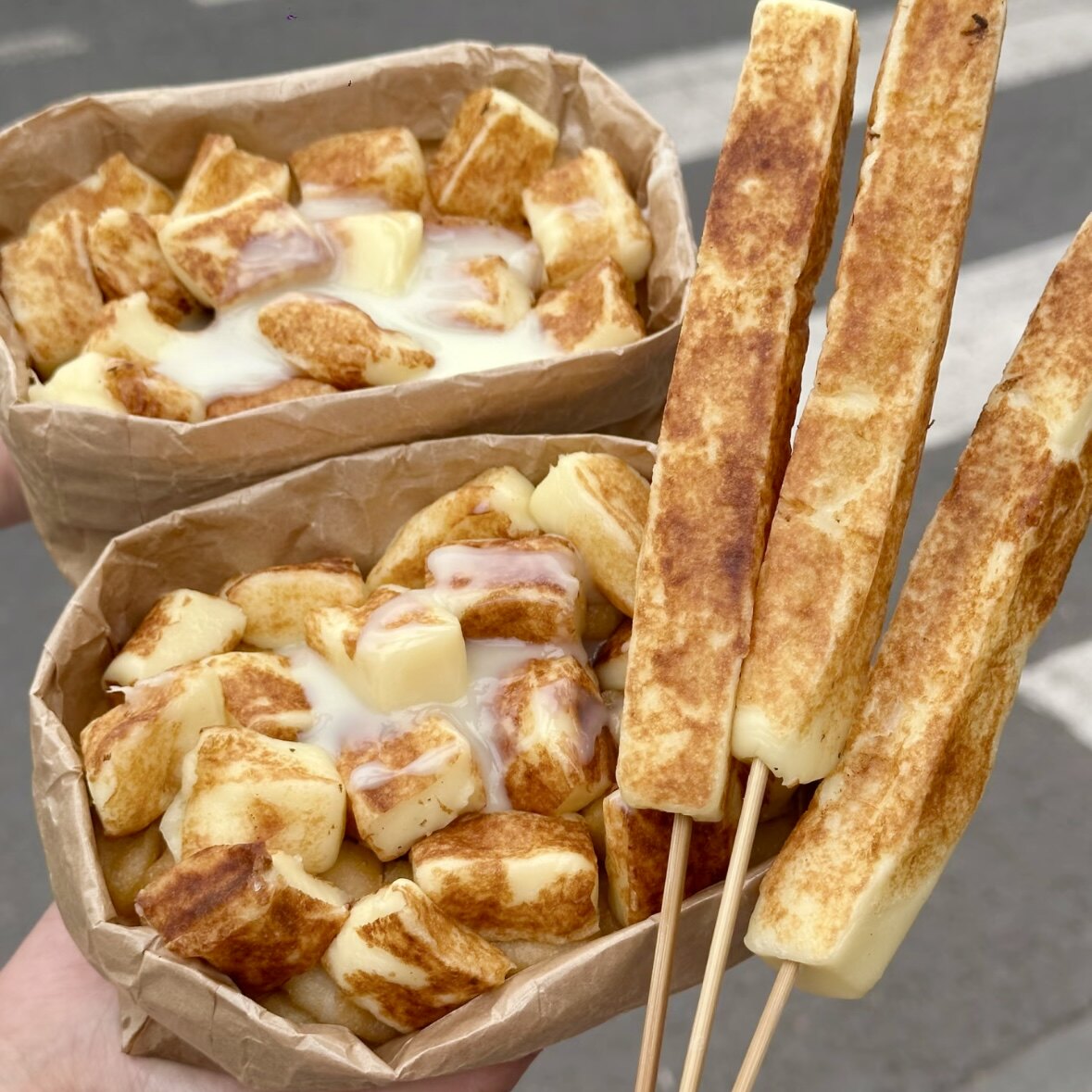 加热即食拉丝美食食品摆摊小吃