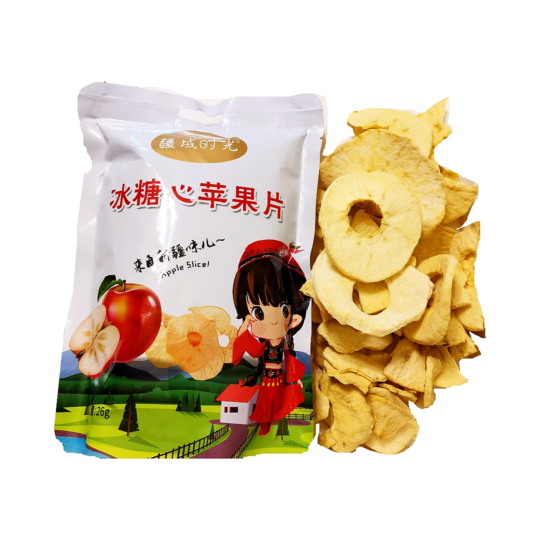 新疆冻干苹果片阿克苏特产冰糖心苹果干即食零食泡奶泡茶包邮