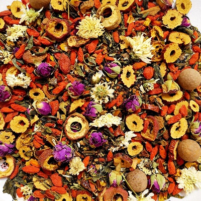 和田玫瑰花茶新疆饭店香茶菊花茶