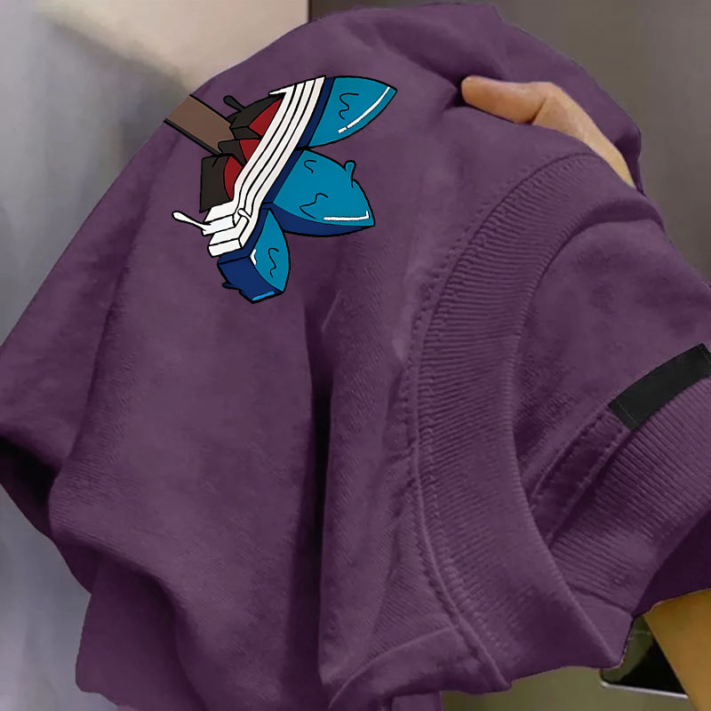 品牌折扣~外贸专柜海外撤回欧货潮牌新款百搭宽松纯棉印花短袖T恤