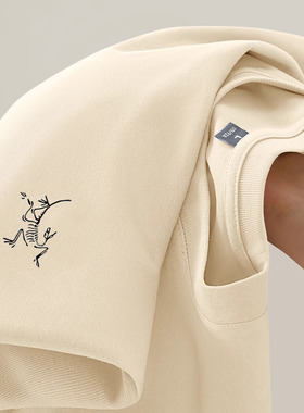 品牌折扣~外贸专柜海外撤回欧货潮牌新款简约宽松纯棉印花短袖T恤