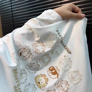 百搭纯棉短袖 夏季 t恤 品牌折扣外贸专柜撤回男女情侣新款 奥特莱斯