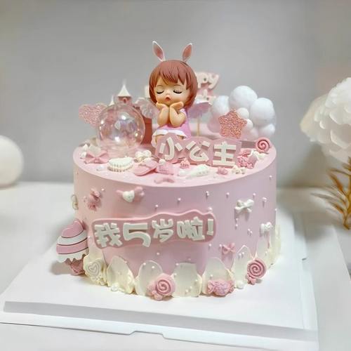 安妮天使宝贝女孩蛋糕装饰品网红
