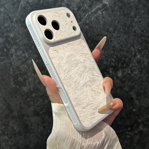 流光羽纱适用苹果17promax手机壳新款iPhone16pro高级感大视窗15pm气质巨好看14pm软边蜂窝散热17p全包防摔套