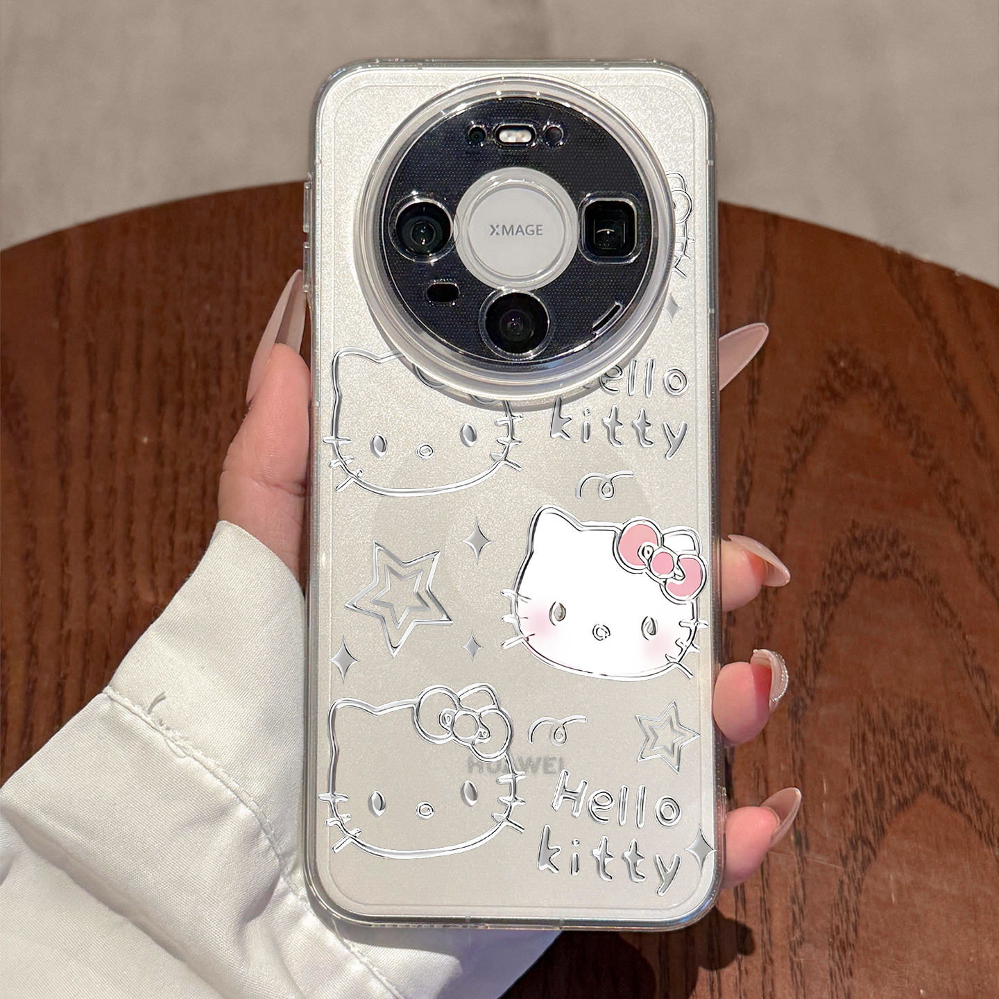 适用华为mate80手机壳新款高级感mate80promax卡通kt猫mate70小众女创意m60防摔透明硅胶pro超薄全包个性可爱