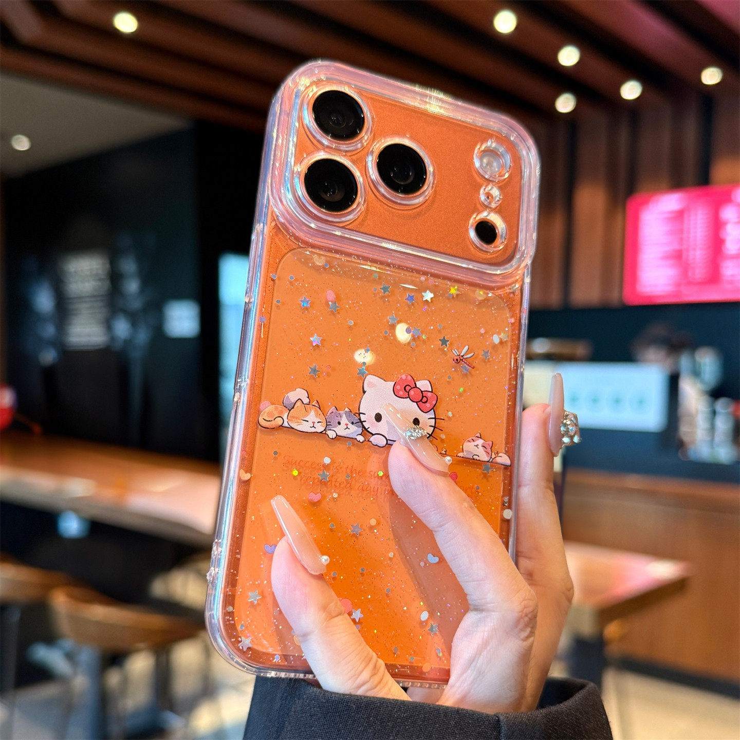 适用苹果17promax手机壳新款iphone16超薄hellokitty闪粉星星15pro高级感14全包防摔pm透明13pro硅胶小众女款,3C数码配件,手机保护套/壳,淘宝优惠券,粉丝福利购,淘宝优惠卷