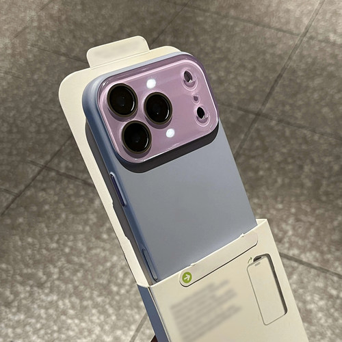 香芋紫适用iphone17promax手机壳新款高级感超薄磨砂外壳苹果16Pro小众女款15Plus镜头全包Air防摔14保护套13