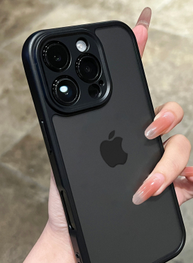 黑色磨砂适用苹果17新款手机壳iphone15promax小众16高级感14硅胶13耐脏超火12全包防摔防尘男女pm软高端13外