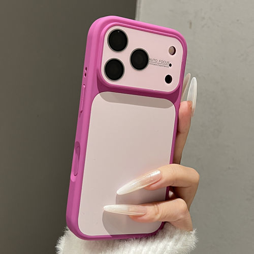 秒变大视窗适用苹果17promax手机壳撞色液态硅胶iphone16pro简约15pm新款14高级13全包女超好看17p防摔保护套