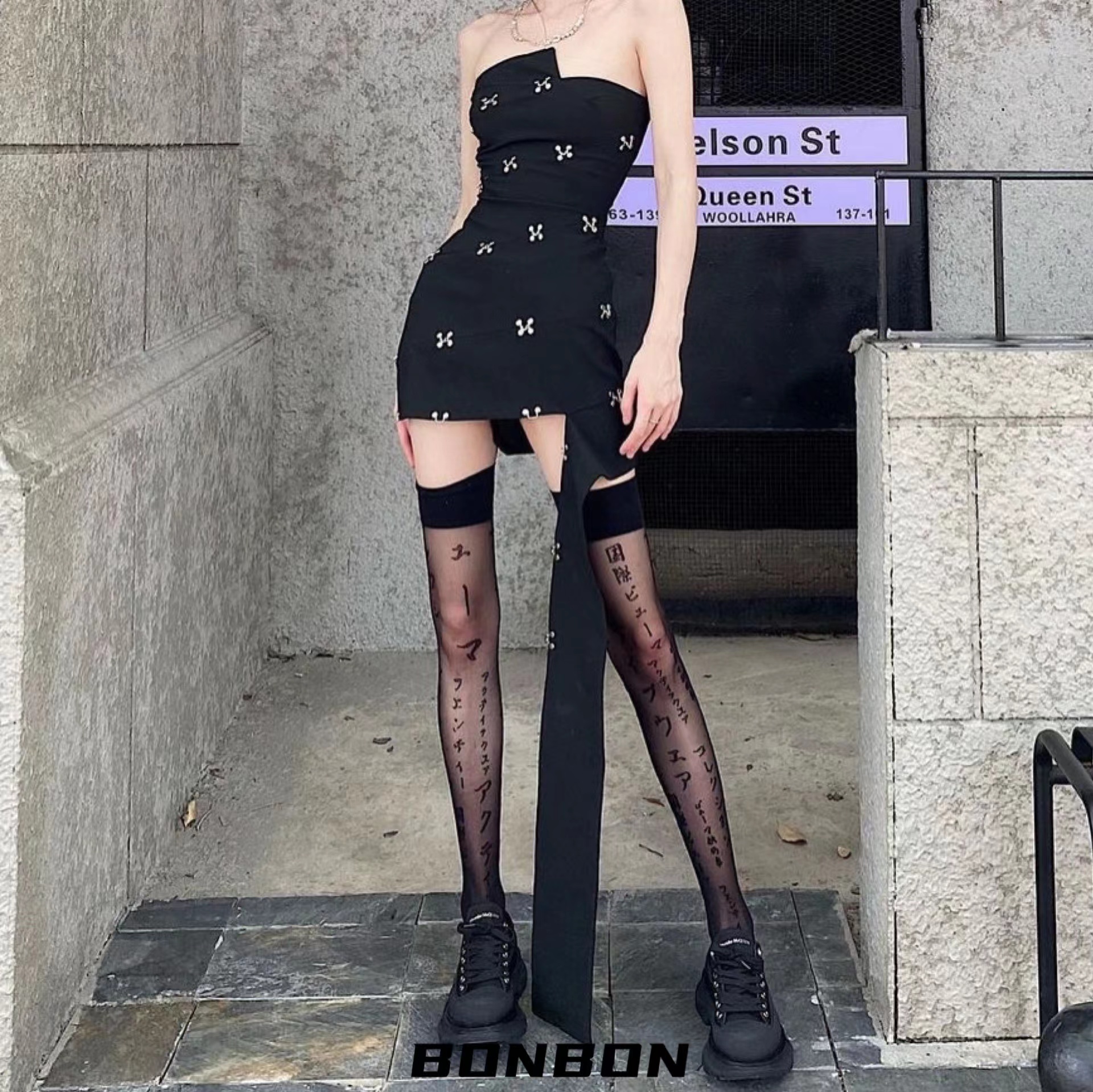 复古千禧日文辣妹丝袜纯欲风