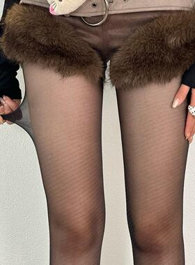 BON 轻亚辣妹性感斜纹丝袜御姐高级超薄黑色丝袜日单矜贵条纹裤袜