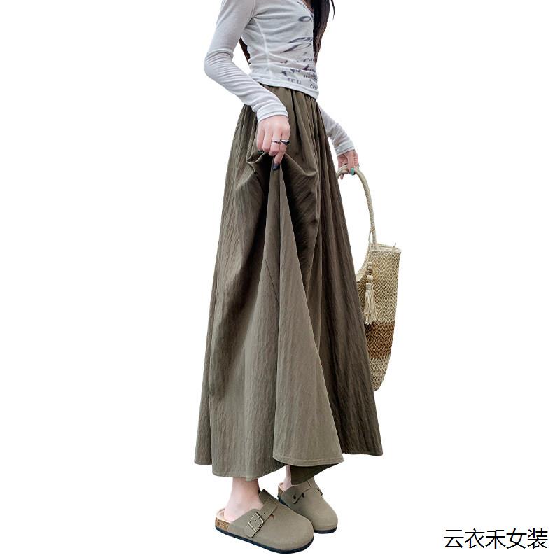 半身裙女夏季薄款新款a字