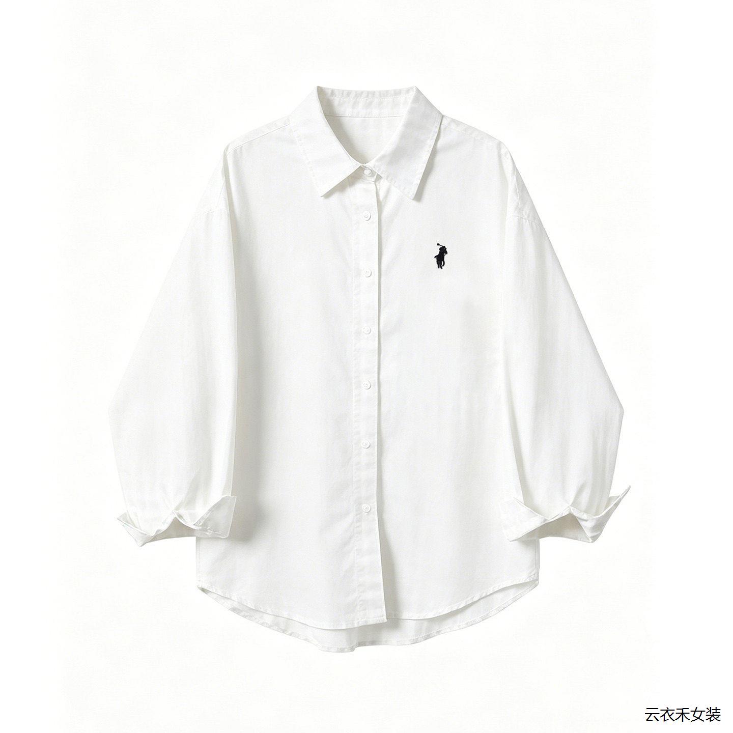 白色衬衫外套女上衣薄款