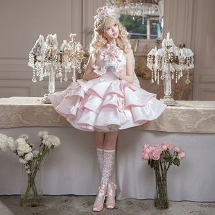 【一团全款预约】 水缎绮梦 梦境契约原创设计 华丽连衣裙小礼服