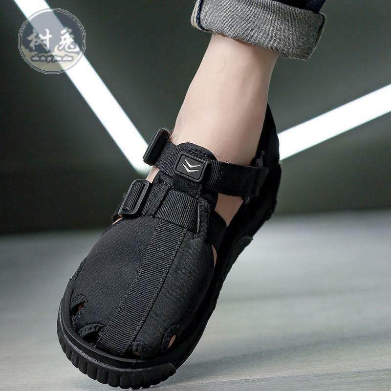 运动男凉鞋2023新款夏季沙滩鞋涉水户外帅气越南防滑包头凉鞋潮款,流行男鞋,休闲凉鞋,淘宝优惠券,粉丝福利购,淘宝优惠卷
