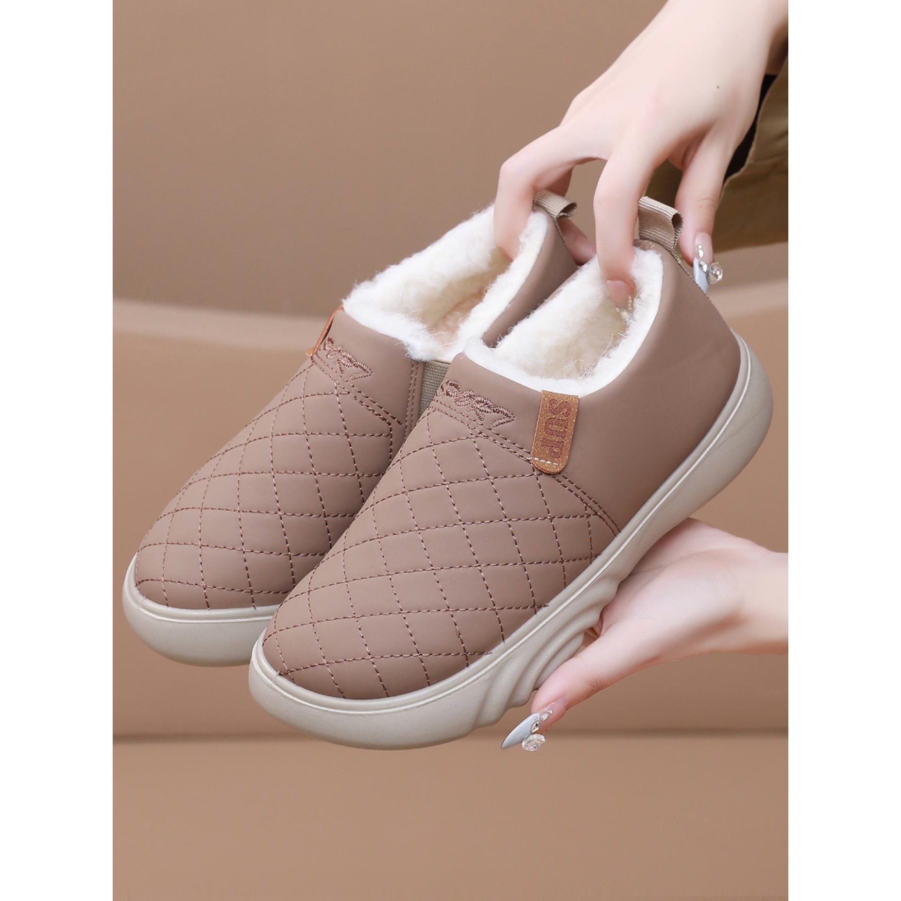 2025冬季老北京棉鞋女加绒