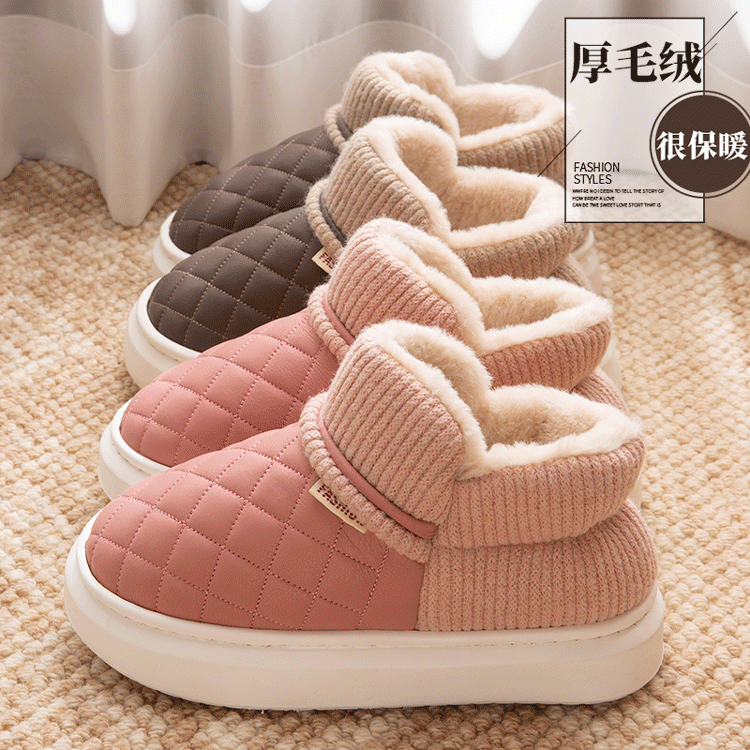 外穿加绒加厚包跟棉拖鞋女款2026新款冬季羽绒防水棉鞋家居保暖鞋,女鞋,勃肯鞋/软木鞋,淘宝优惠券,粉丝福利购,淘宝优惠卷