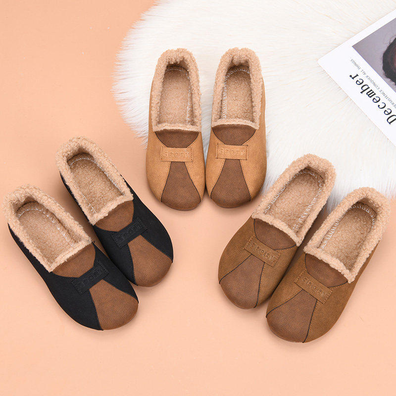 冬季老北京棉鞋女加绒保暖妈妈鞋加厚防滑豆豆棉靴休闲平底毛毛鞋,女鞋,勃肯鞋/软木鞋,淘宝优惠券,粉丝福利购,淘宝优惠卷