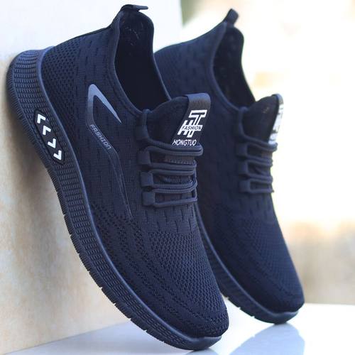 一脚蹬男鞋懒人鞋网面透气休闲鞋