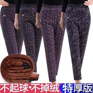 中老年驼绒棉裤 三层加厚东北保暖老人宽松方便穿脱男女 2025秋冬款