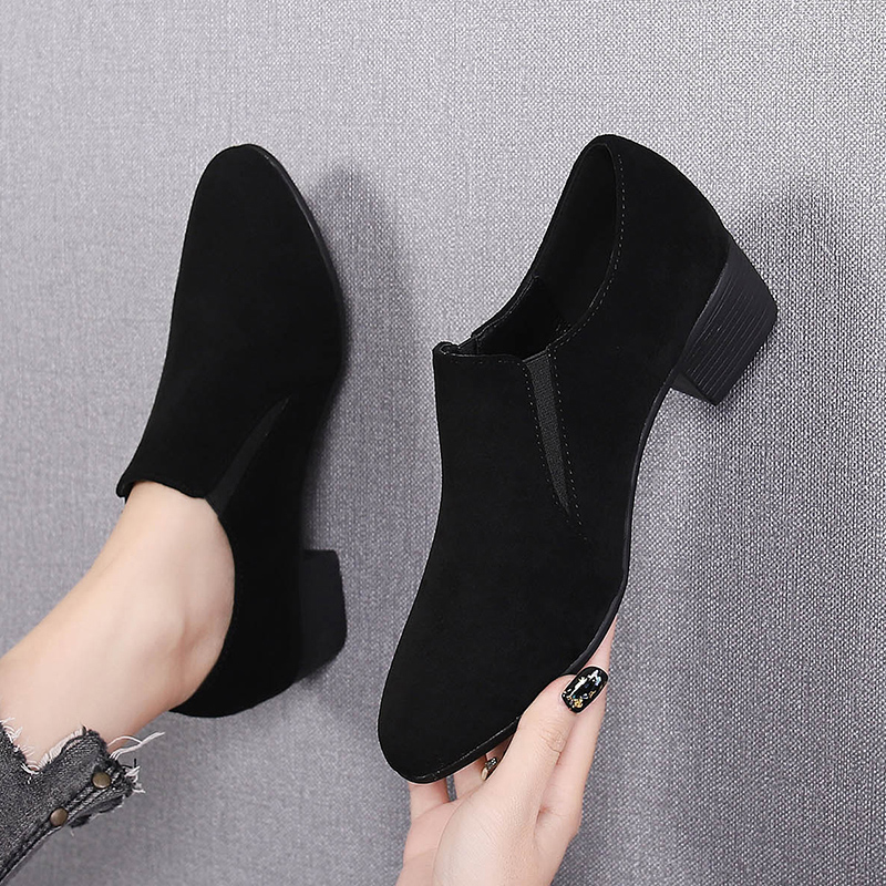 女鞋真皮磨砂2025年新款春