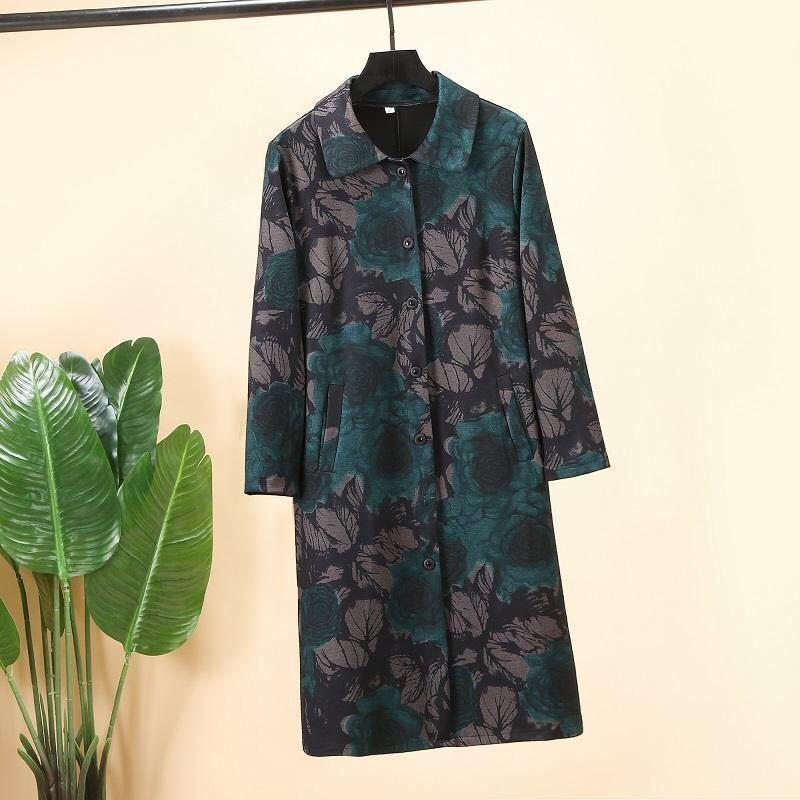 妈妈秋装外套中长款2023上衣风衣