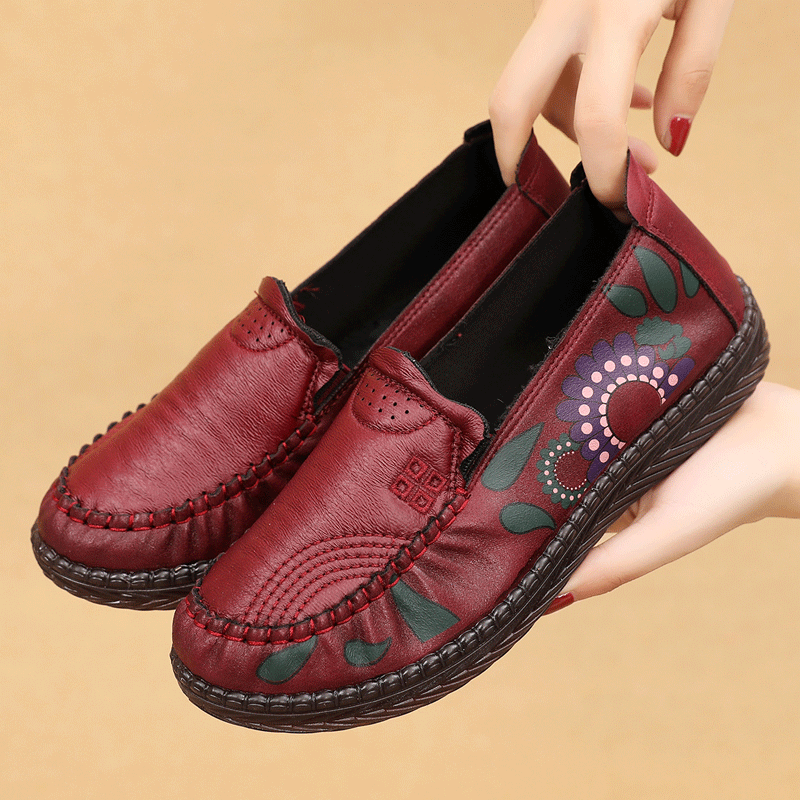 中老年人老北京布鞋女春秋新款妈妈鞋防滑软底休闲鞋一脚蹬奶奶鞋,女鞋,勃肯鞋/软木鞋,淘宝优惠券,粉丝福利购,淘宝优惠卷