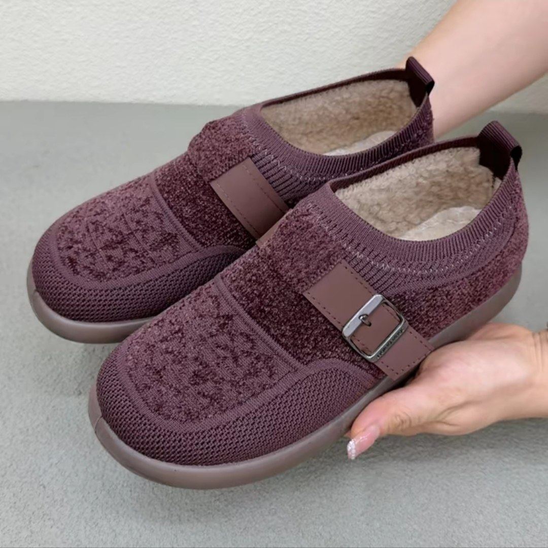 老北京布鞋女2025冬季新款飞织休闲鞋软底妈妈鞋加绒加厚奶奶鞋,女鞋,勃肯鞋/软木鞋,淘宝优惠券,粉丝福利购,淘宝优惠卷