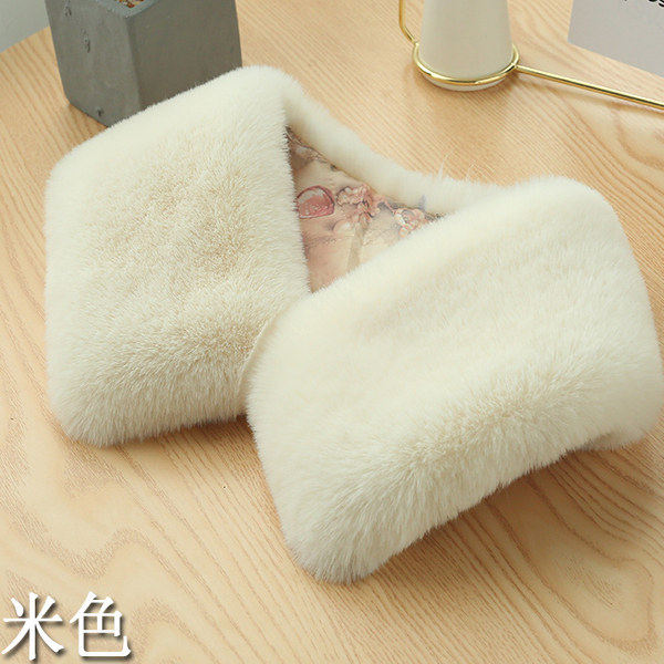 仿獭兔毛假领加厚毛领子装饰皮草大衣气质圆领多功能单买通用百搭,女装/女士精品,羽绒服,淘宝优惠券,粉丝福利购,淘宝优惠卷