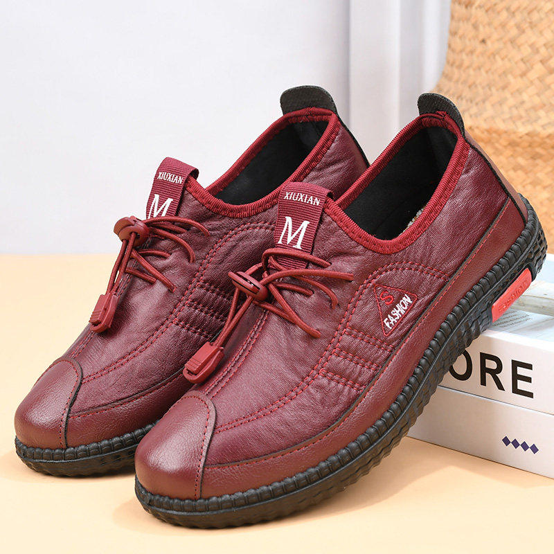 春秋中老年舒适妈妈鞋不累脚老人鞋平底单鞋防滑软底老北京布鞋女,女鞋,勃肯鞋/软木鞋,淘宝优惠券,粉丝福利购,淘宝优惠卷