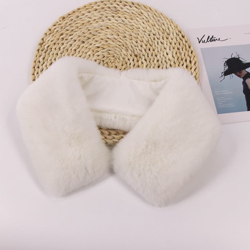 毛毛领子单卖仿皮羽绒服棉衣假领