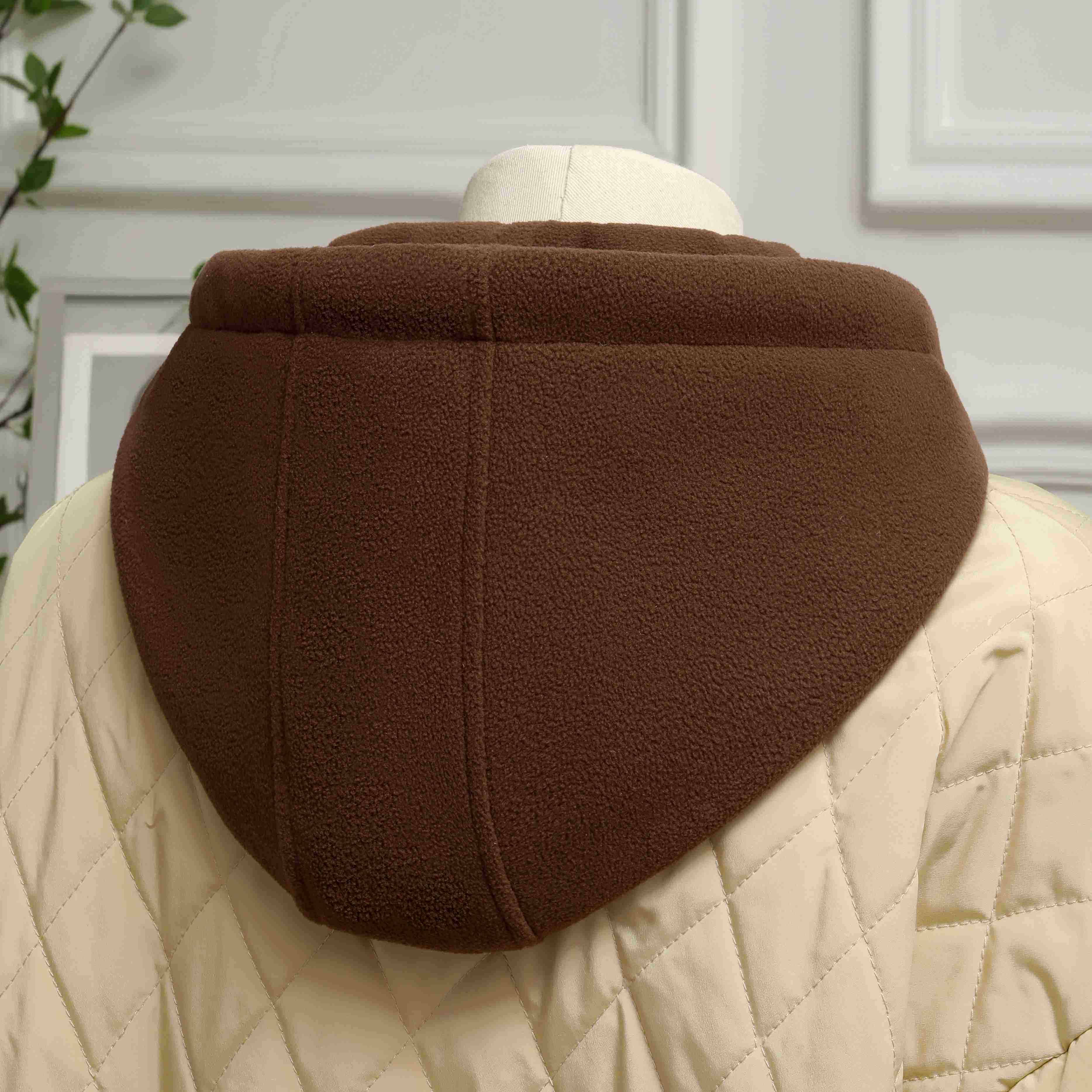 卫衣帽子单独羽绒服帽子可拆卸