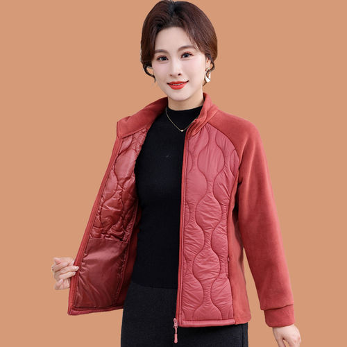 小棉衣保暖棉服妈妈秋冬装短款