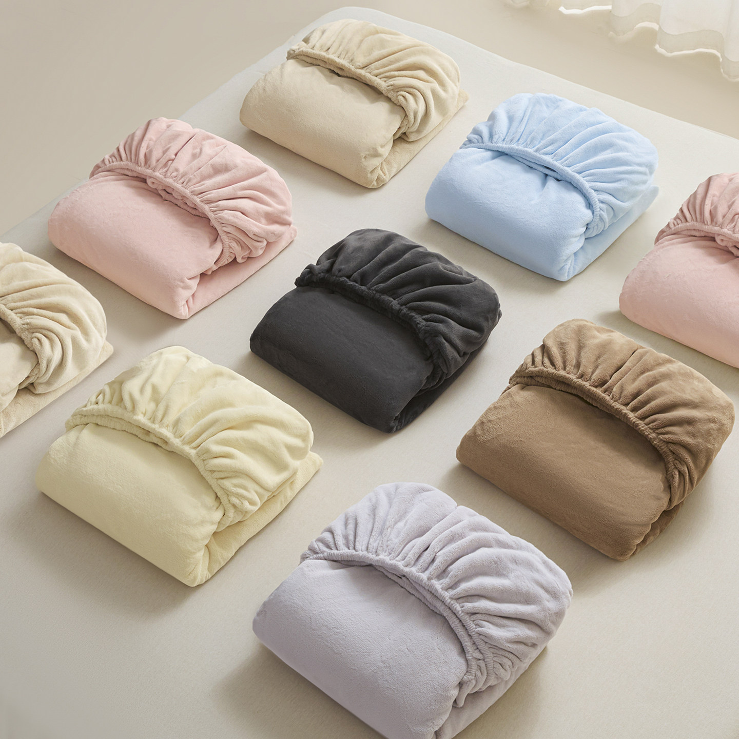 冬季牛奶绒床笠加绒珊瑚绒床罩床套席梦思床垫保护罩全包围床单罩