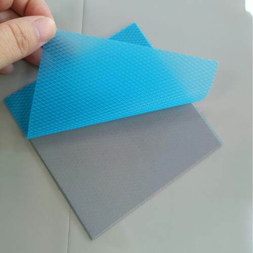10W12.8W高导热硅胶片100X100CPU硅胶导热片源头导热硅片厂家