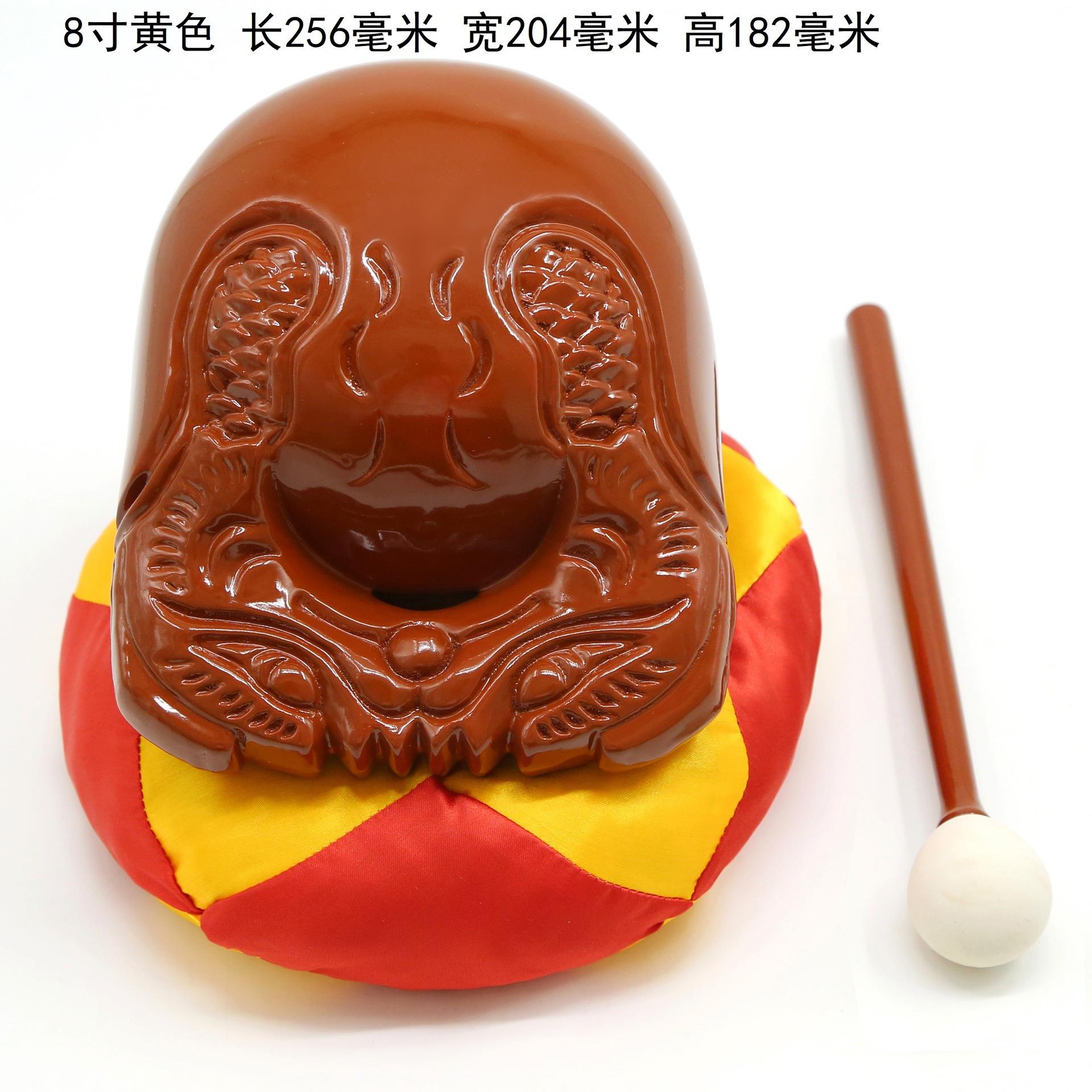 慧音8寸香樟木木鱼厂家直销