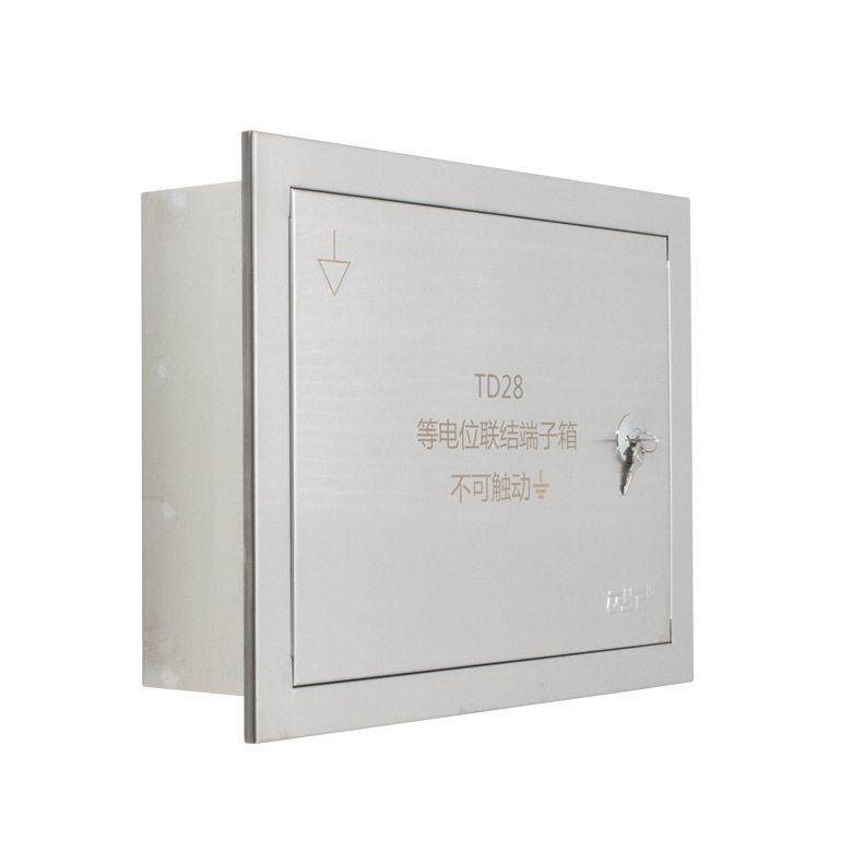 MEB总等电位联结端子箱TD28304不锈钢紫铜排端子板母排防雷接地箱