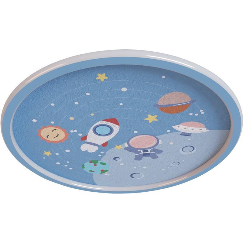 卡通简约创意环太空星球灯男孩卧室灯女孩卧室灯护眼儿童房吸顶灯