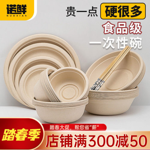 一次性碗餐具碗筷套装食品级加厚