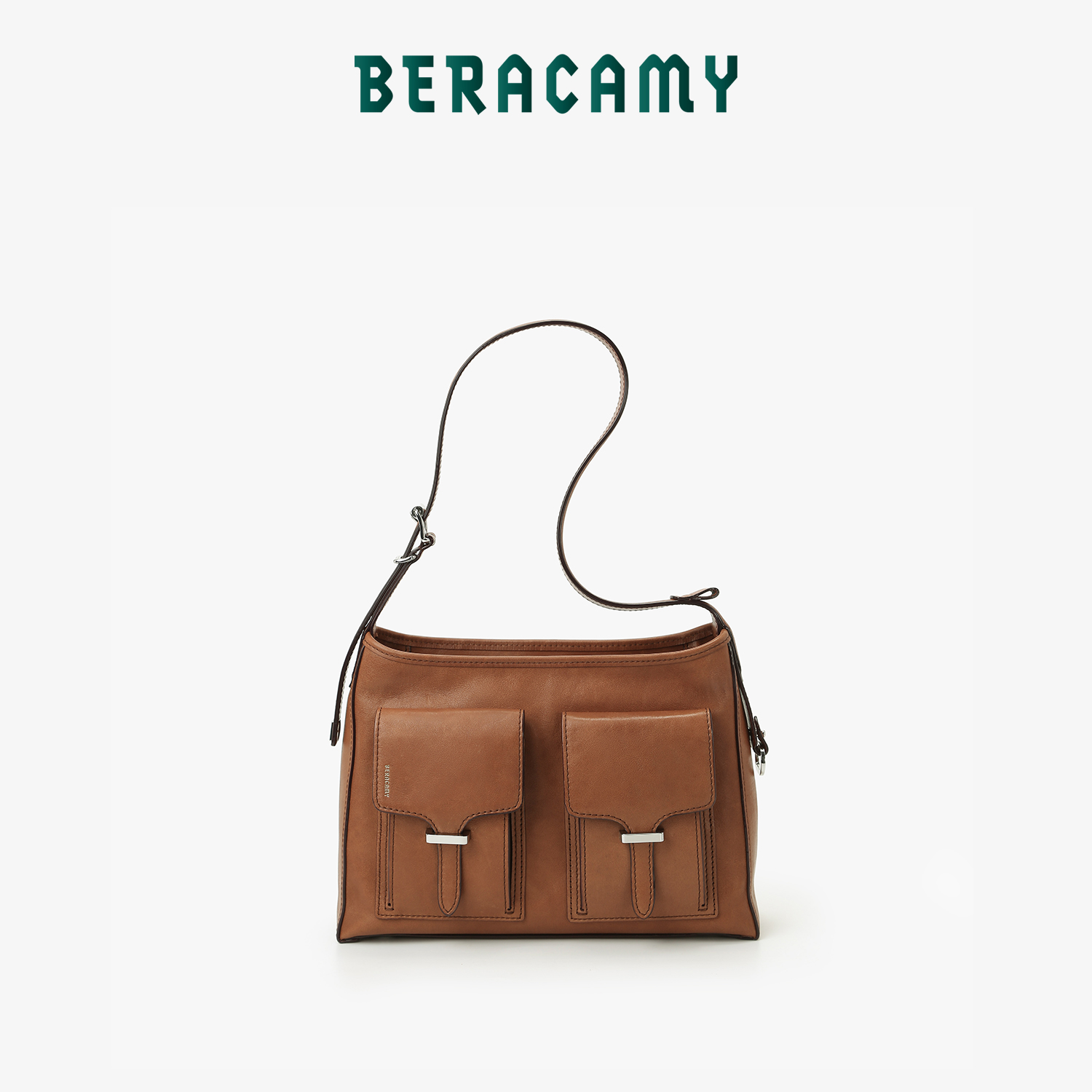 Beracamy苝佧单肩包女大容量植鞣腋下包牛皮斜挎包小众设计通勤包