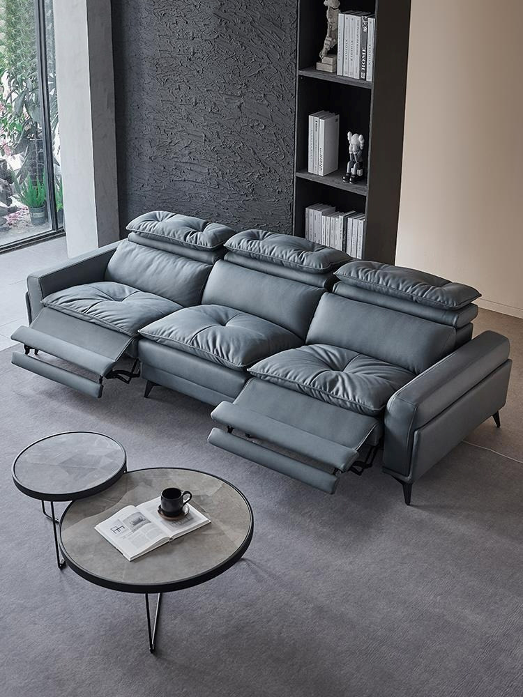 多功能电动智能沙发客厅现代简约三四人位小户型免洗科技布艺沙发