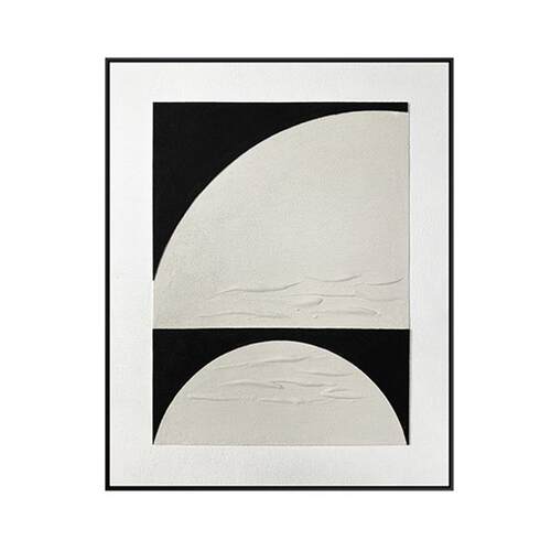 轻奢纯手绘油画立体高级感铝合金装饰画现代简约艺术壁画走廊挂画