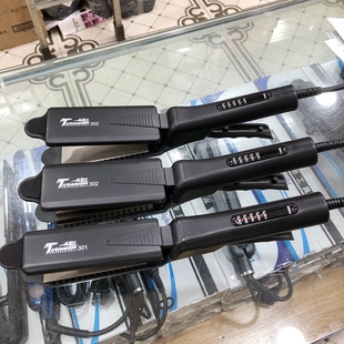 拓美达直发夹板老三星浪板夹302夹板玉米须理发店不伤发工具301女