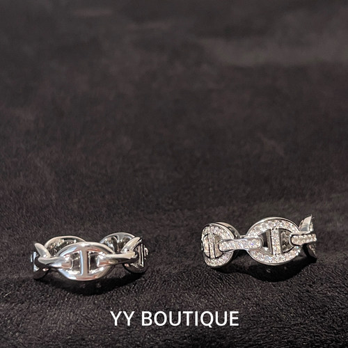 通体s925纯银不掉色猪鼻戒指