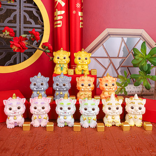 国潮谛听可爱神兽工艺品学生礼物办公室桌面摆件送礼佳品包挂件HK