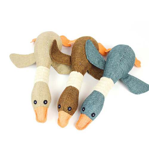 Lovely Popular Funny Wild Geese Dog Squeak Toys Duck Cat