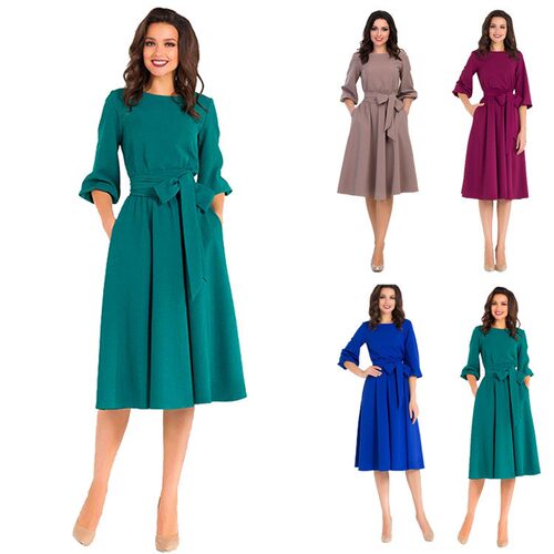 2022 spring Casual Dress For Women Party Ladies Long Dresses