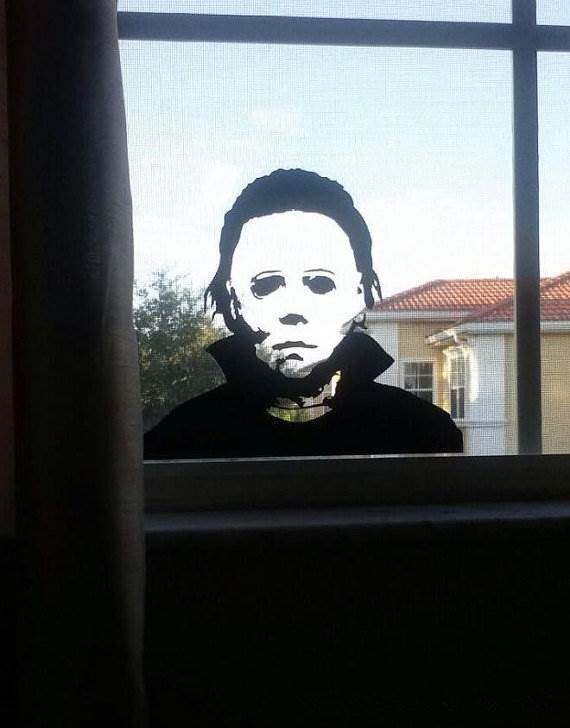Halloween Holiday Decals Michael Myers Horror Living Room