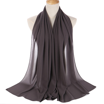 Single color chiffon headscarf, women's headscarf,scarf